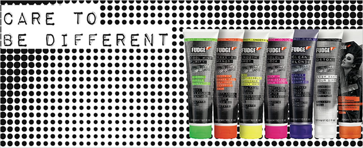 Fudge Hair Care, Styling Products and Paintbox Colours.