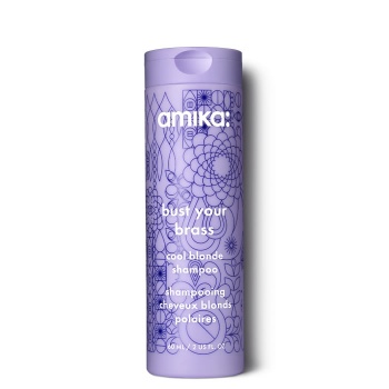 amika bust your brass cool blonde shampoo 60ml