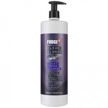 Fudge Clean Blonde Violet Toning Shampoo 1 Litre