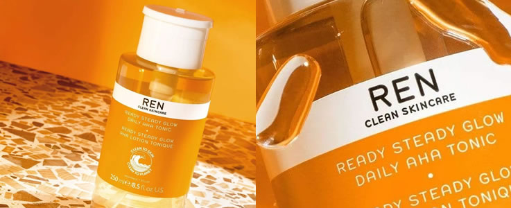 REN Ready Steady Glow AHA Tonic
