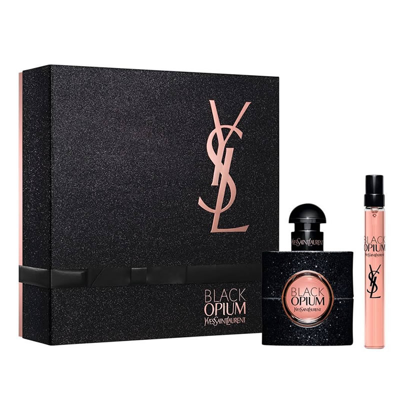 Saint Ysl Yves Laurent Gift Black 30ml Opium Set Edp vnNw80m