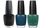 OPI Classic Nail Lacquer Colours - Black, Grey, Blue and Green Tones